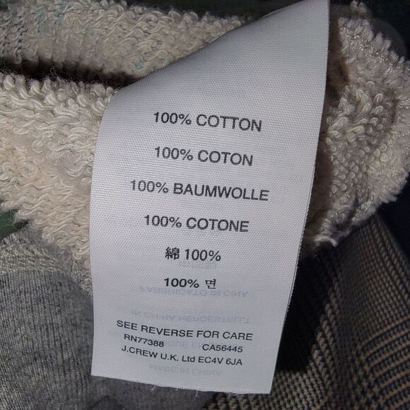 J.Crew Aquatic Floral Crewneck Sweatshirt XS - Picture 5 of 5